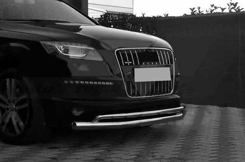 Передній захист ST017 (нерж.) для Ауди Q7 2005-2015 рр