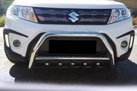 Кенгурятник WT003 (нерж) для Suzuki Vitara 2015+ 