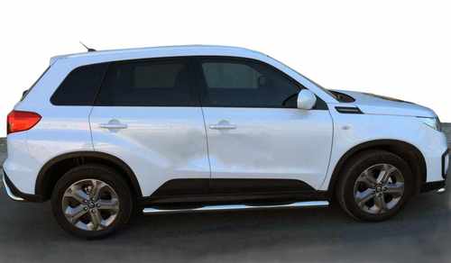 Бічні труби (2 шт., нерж) для Suzuki Vitara 2015-2024 рр