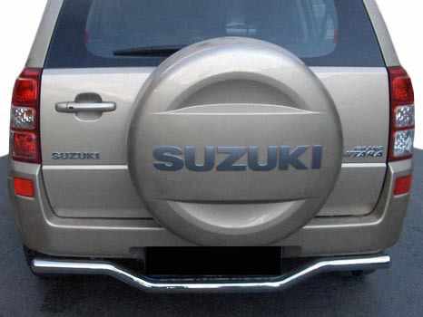 Задній захист AK005-1 (нерж) для Suzuki Grand Vitara 2005-2017 рр