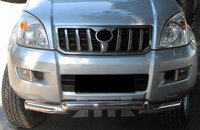 Передня дуга ST012 (нерж.) для Toyota Land Cruiser Prado 120