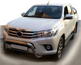 Передній захист WT009 (нерж) для Toyota Hilux 2015+ рр