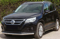 Передній захист ST008 (нерж) для Volkswagen Tiguan 2007-2016 