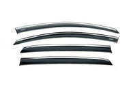 Вітровики з хромом (4 шт, Niken) для Volkswagen Golf 6 Хетчбек