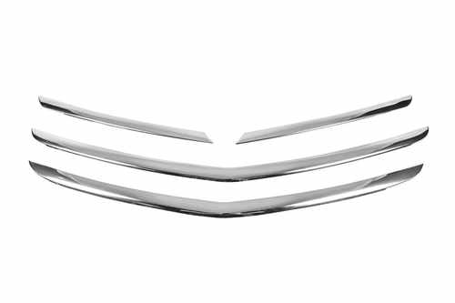 Накладки на решітку (нерж) для Opel Insignia 2008-2017 рр