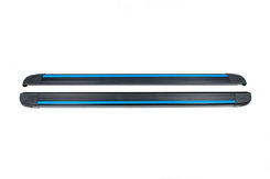 Бокові пороги Maya Blue (2 шт., Алюміній) для Toyota Corolla Cross