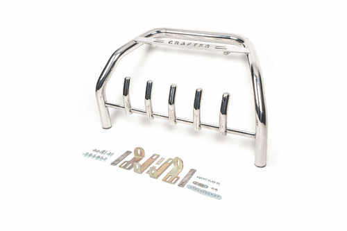 Кенгурятник WT004 (нерж) 51мм, без напису для Volkswagen Crafter 2006-2017