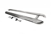 Бокові пороги Premium (2 шт., нерж.) 42 мм для Hyundai Santa Fe 2 2006-2012рр