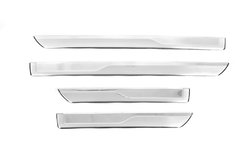 Накладки на пороги OmsaLine (4 шт, нерж) для Skoda Kodiaq