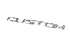Напис Custom (180 на 13 мм) для Ford Custom 2013↗ рр.