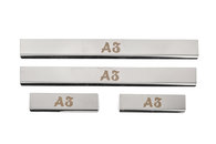 Накладки на пороги (4 шт, нерж) для Ауди A3 2012-2020 рр