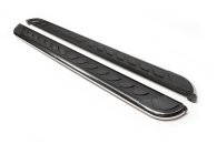 Бічні пороги Maydos V1 (2 шт., Алюміній -2022 нерж) для Ford Ranger 2002-2006 рр.