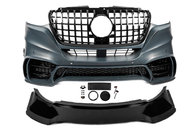 Передній бампер з решіткою V2 (AMG) для Mercedes Sprinter W907/W910 2018+