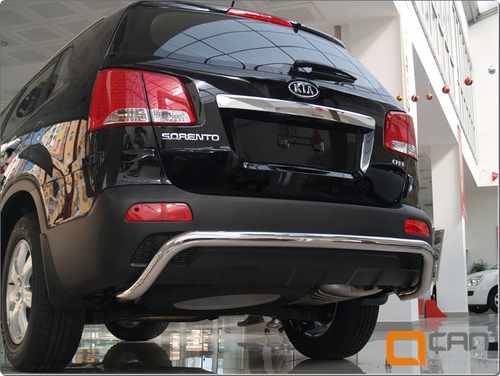 Задня дуга AK007 (нерж.) для Kia Sorento XM 2009-2014рр