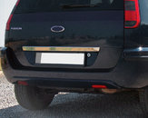 Накладка над номером на кришку багажника (нерж.) OmsaLine - Італійська нержавійка для Ford Fusion 2002-2009 рр.