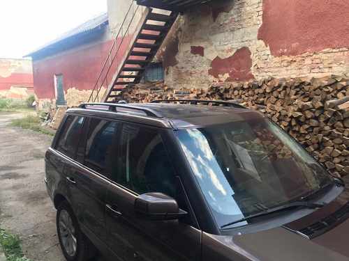 Алюмінієві рейлінги (Чорні) для Range Rover III L322 2002-2012рр.