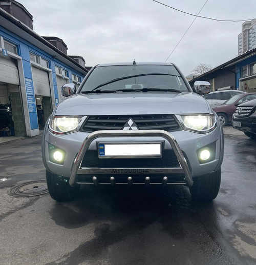 Кенгурятник WT004 (нерж) для Mitsubishi L200 2006-2015