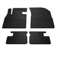 Резиновые коврики (4 шт, Stingray Premium) для Nissan Micra K13 2011-2016 гг.