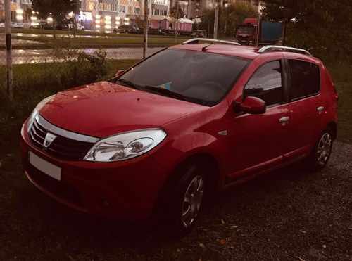 Рейлінги Skyport Grey для Renault Sandero 2007-2013 рр.