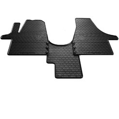 Резиновые коврики (3 шт, Stingray) На сиденья 1+1  для Volkswagen T5, T6
