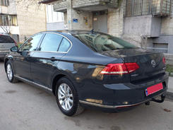 Накладка на вторец заднього бампера (нерж.) 3 шт. для VW Passat B8 2015-