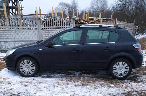 Рейлінги алюмінієві (Хетчбек, хром) для Opel Astra H 2004-2013рр.
