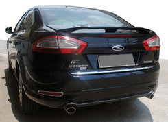 Хром накладки для Ford Mondeo 08-14 кромка багажника нерж Carmos (Туреччина)
