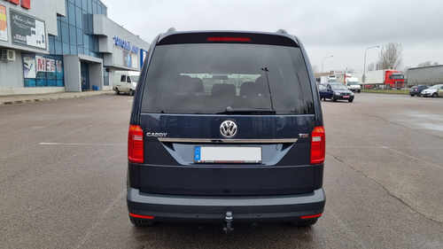 Хром накладка над номером (нерж.) для VW Caddy 2015 - Omsa Line (Туреччина)