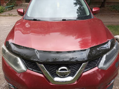 Дефлектор капота (EuroCap) для Nissan X-trail T32/Rogue 2014-2021