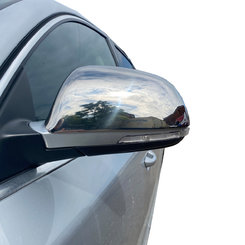 Накладки не дзеркала (2 шт., нерж) Carmos для Skoda Superb 2009-2015, Skoda Octavia A5 2009-2013