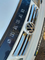 Накладки на решітку (нерж) 2000-2008 рік, 8 смужок для Volkswagen Sharan 1995-2010 рр.