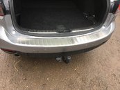 Накладка на задній бампер (нерж) для Mazda 6 2012-2018 (SW)