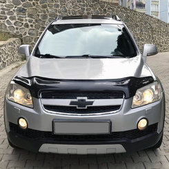 Дефлектор капота (EuroCap) для Chevrolet Captiva 2006-2011