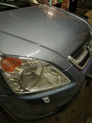 Хром накладки для Honda CRV 03-07 накладки на фари Carmos (Туреччина)