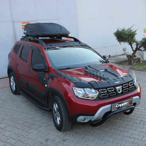Накладка на капот (ABS) для Renault Duster 2018↗ мм.