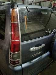 Накладки на стопи (2 шт., пласт) 2001-2004 для Honda CRV 2001-2006 років.