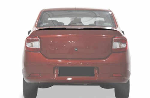 Спойлер LIP (Sunplex, чорний) для Citroen C-Elysee 2012↗ мм.