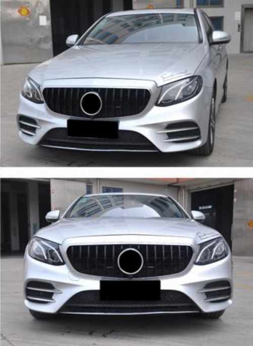 Передня решітка GT (2016-2019) для Mercedes E-сlass W213 2016 ↗︎ мм.