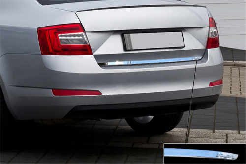 Хром накладка на кромка багажника (нерж.) для Skoda Octavia A7 2013-