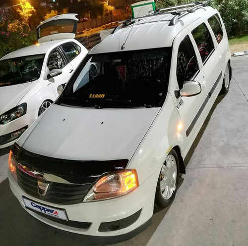 Дефлектор капота (EuroCap) для Dacia Logan MCV 2008-2014рр.