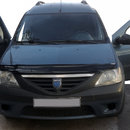Дефлектор капота (EuroCap) для Renault Logan MCV 2008-2013рр.