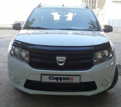 Дефлектор капота (EuroCap) для Dacia Logan III 2013↗ мм.