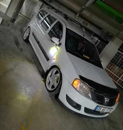 Дефлектор капота (EuroCap) для Dacia Logan MCV 2008-2014рр.