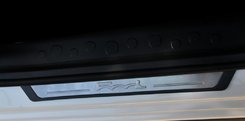 Накладки на пороги 500L (OmsaLine, 4 шт., Нерж) для Fiat 500/500L