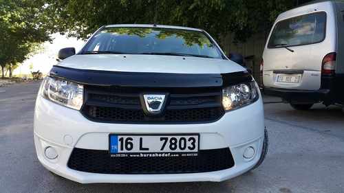 Дефлектор капота (EuroCap) для Dacia Logan III 2013↗ мм.