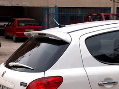 Спойлер (під фарбування) для Peugeot 207