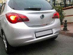 Кромка багажника (нерж) для Opel Corsa D 2007-2014 рр.