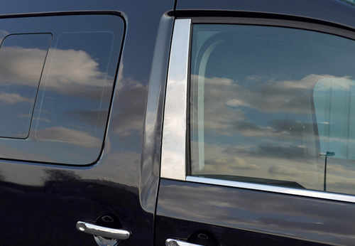 Хром накладки для VW Caddy накладки на стійки нерж Carmos (Туреччина)