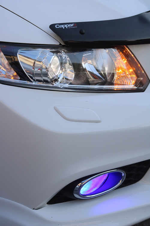 Дефлектор капота (EuroCap) для Honda Civic Sedan IX 2012-2016