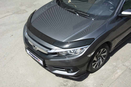 Дефлектор капота (EuroCap) для Honda Civic Sedan X 2016↗ гг.